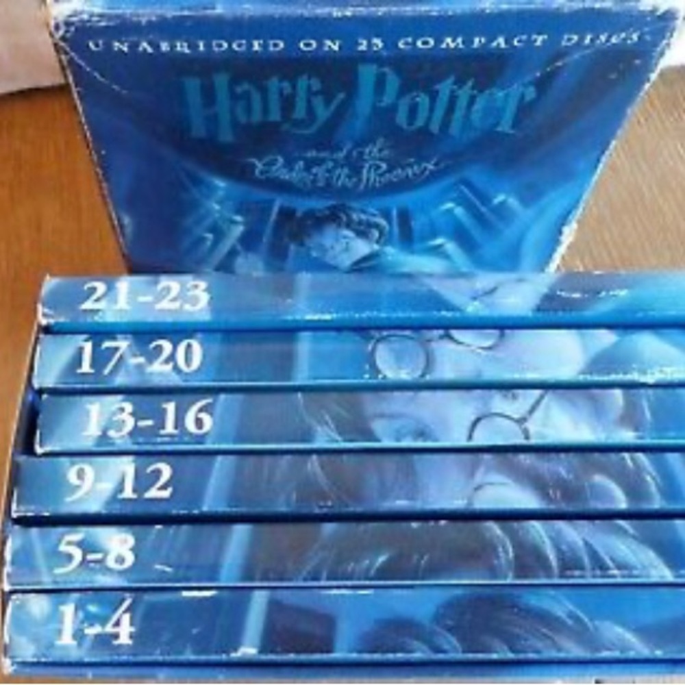 Harry Potter&The Order Of The Phoenix Unabridged 23 Audio Book Compact Discs Set